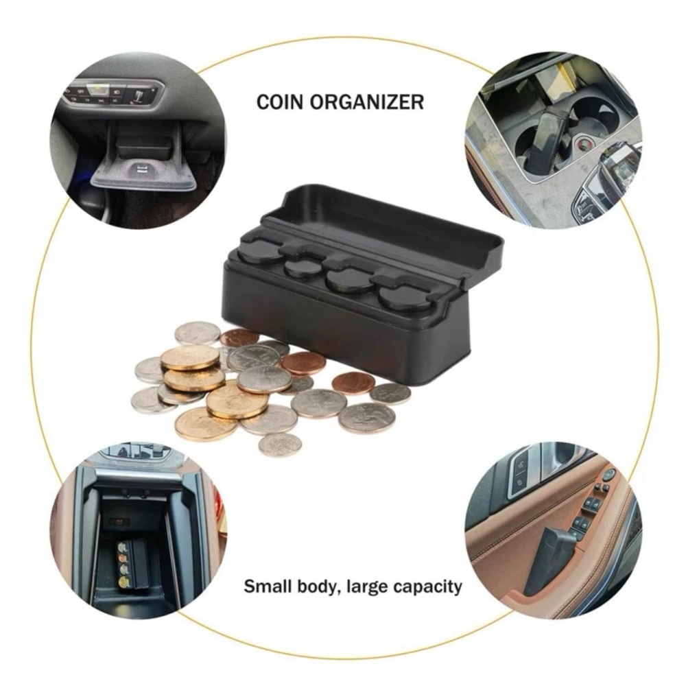 Car Coin Storage Box - Picture 4 of 6